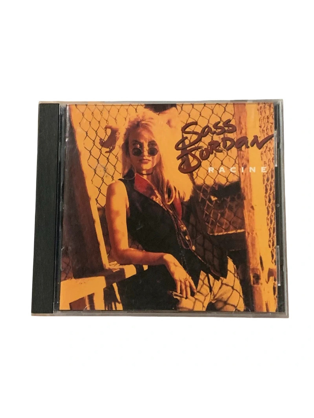 Sass Jordan Racine CD 1992 Rock Album Impact Records Jewel Case Inserts